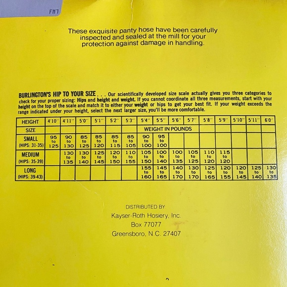 Vintage Burlington Sheer Panty Hose in Taupe Size Medium - Picture 3 of 7